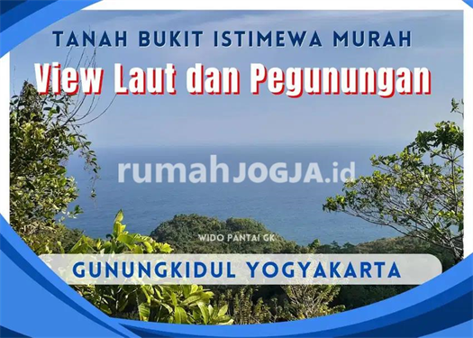 Image Property Jual Tanah Pantai Yogyakarta Berbukit dan Datar Gunungkidul Yogyakarta