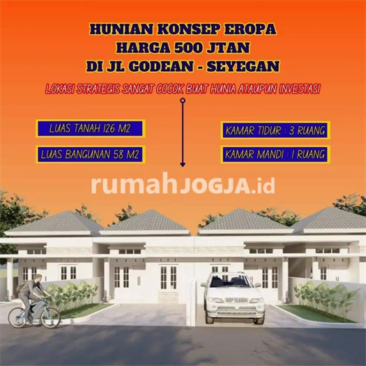 Image Property Rumah Proses Bangun Harga 500 Jt-an di Jl Seyegan-Godean