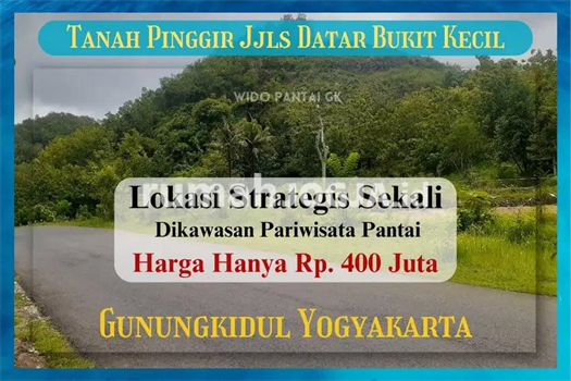 Image Property Dijual Tanah Pantai Pinggir Jalan JJLs Dekat Pantai Baron Yogyakarta