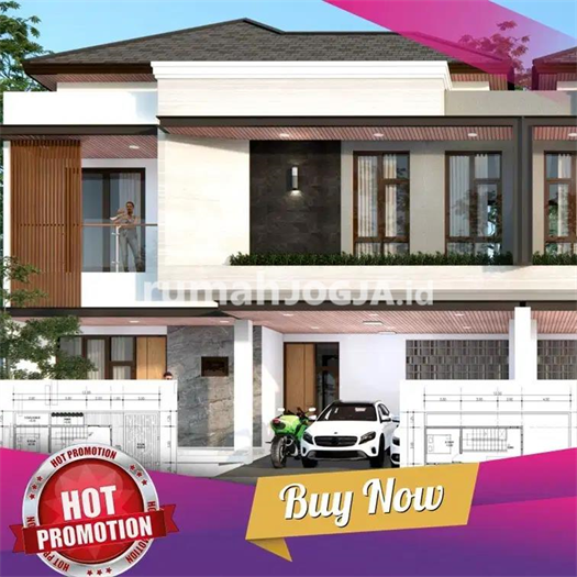 Image Property Rumah Tropis 2 Lantai Dekat Kampus UII