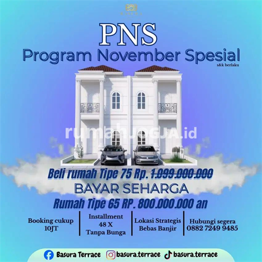 Image Property Rumah 2 Lantai Tengah Kota Bisa KPR Developer sampai 48x Tanpa Bunga