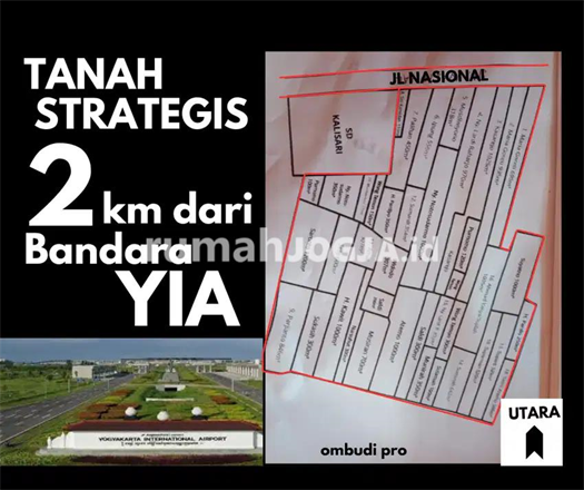 Image Property TANAH STRATEGIS 2 KM DARI BANDARA INTERNASIONAL YOGYAKARTA