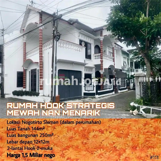 Image Property RUMAH HOOK 2-MUKA STRATEGIS MEWAH NAN MENARIK