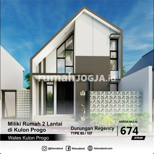 Image Property rumah 2 lantai di wates kulon progo dekat stasiun wates