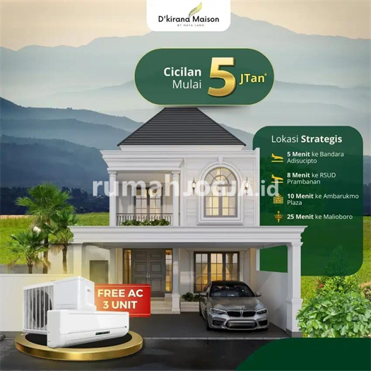 Image Property Rumah Klasik Modern Jogja Dekat Adisutjipto One Gate Sistem