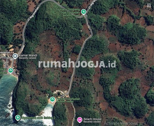 Image Property For Sale Tanah SHM 14.824 m2, Lokasi 350 meter dari Pantai Torohudan Yogyakarta
