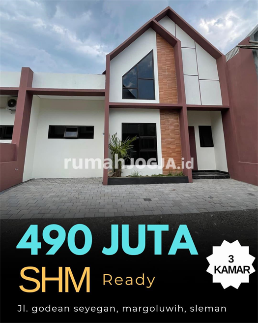 Image Property Rumah Scandinavian dengan atap tinggi di sleman 490jutaan