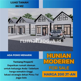 Image Properti Terbaru Rumah Di Kawasan Berkembang Prambanan Harga 200 Jt-an, Legalitas Shm