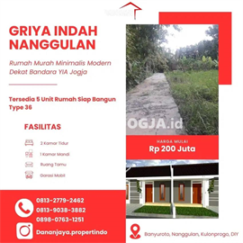 Image Properti Terbaru Rumah Dalam Perumahan Strategis Nanggulan Kulonprogo
