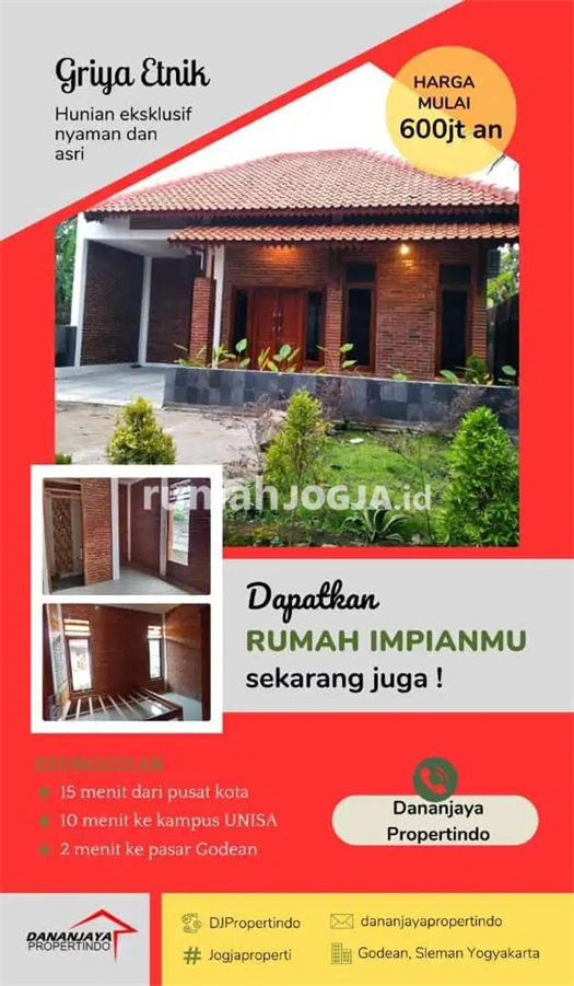 Image Property DIJUAL CEPAT RUMAH ETNIK SIAP HUNI BONUS FURNISH