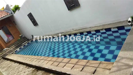 Image Property promo rumah godean etnik dilengkapi minipool